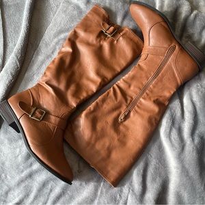 Tan Leather Boots